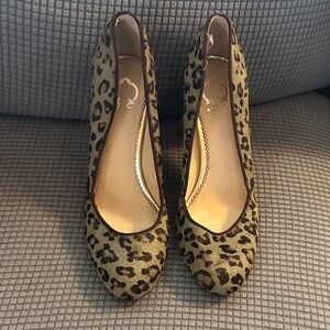 C. Wonder Animal Print Heels